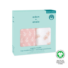 Load image into Gallery viewer, Aden and Anais set pamučnih pelena 2 komada Earthly