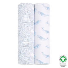 Load image into Gallery viewer, Aden and Anais set pamučnih pelena 2 komada Oceanic