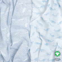 Load image into Gallery viewer, Aden and Anais set pamučnih pelena 2 komada Oceanic