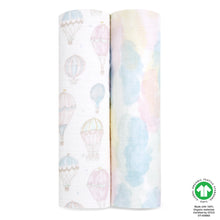 Load image into Gallery viewer, Aden and Anais set pamučnih pelena 2 komada Above the clouds