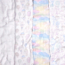 Load image into Gallery viewer, Aden and Anais set pamučnih pelena 4 komada Above the clouds