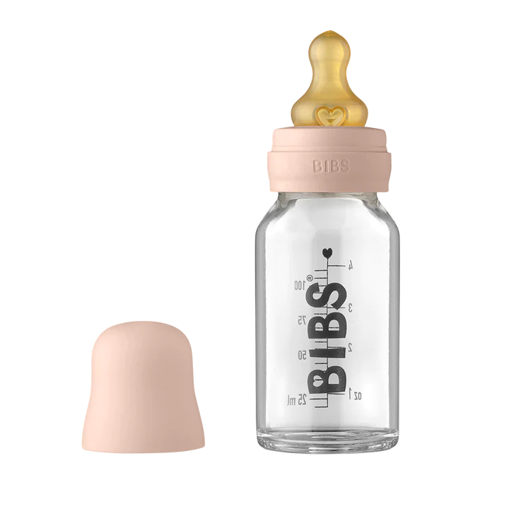 BIBS staklena flašica 110ml - Blush