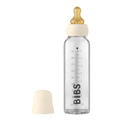 BIBS staklena flašica 225ml - Ivory