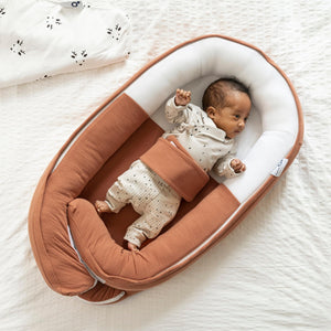 Doomoo jastuk gnezdo za bebe - tetra jersey Terracoota Media 1 of 8, gnezdo za bebe, jastuk za bebe, oprema za bebe, prva kupovina , doomoo, doomoo srbija