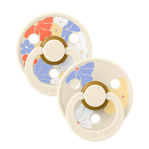 BIBS Cucla kaučuk Studio (Morning Bloom - Ivory Mix) 0-6m, bibs, bibs dude, bibs cucle, bibs srbija