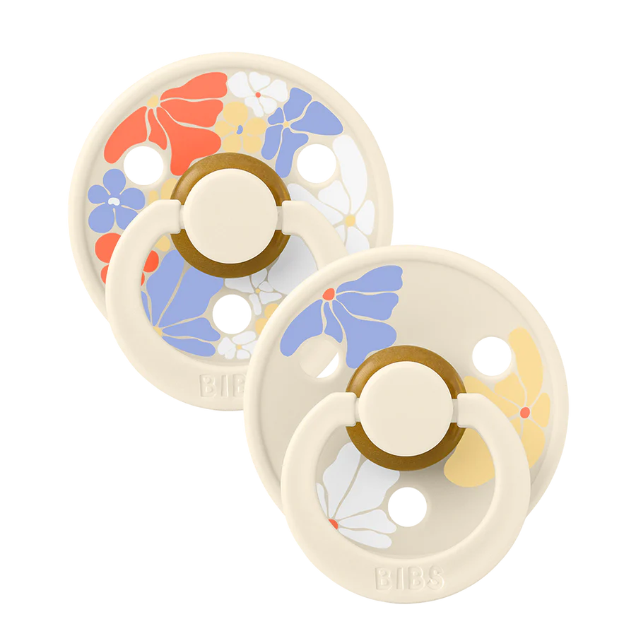 BIBS Cucla kaučuk Studio (Morning Bloom - Ivory Mix) 0-6m, bibs, bibs dude, bibs cucle, bibs srbija