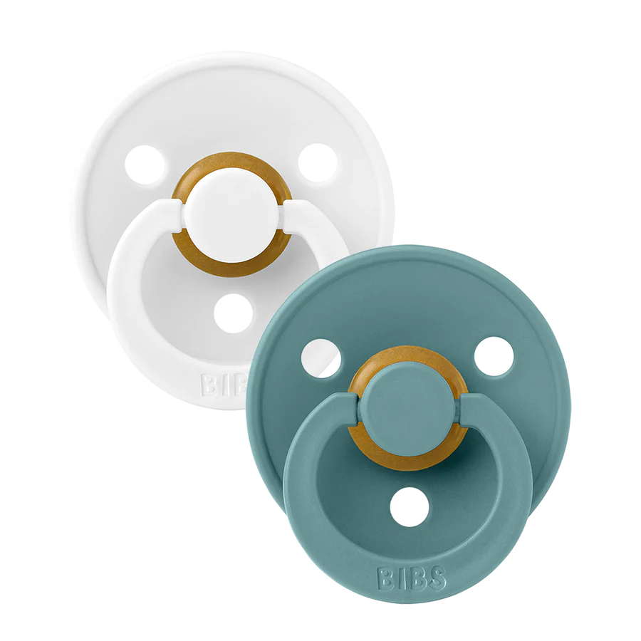 BIBS Cucla kaučuk (White/Island Sea) 6-18m