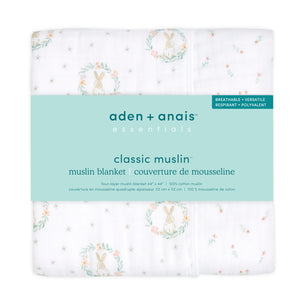 Aden and Anais prekrivač za bebe od muslina Blushing bunnies