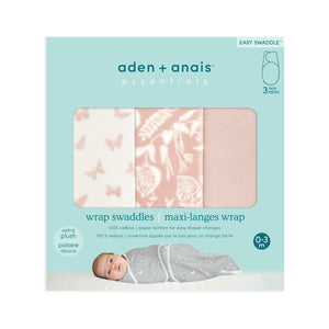 Aden and Anais pelene za umotavanje od velboa tkanine - Garden 3 komada 0-3m, povijanje, umotavanje, pelene za bebe, aden and anais srbija