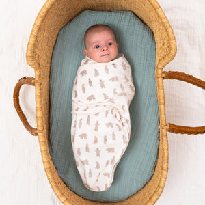 Aden and Anais pelene za umotavanje od velboa tkanine - Little woods 3 komada 0-3m, povijanje, oprema za bebe, pelene, umotavanje, aden and anais srbija