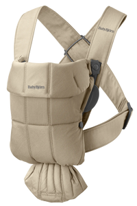 Baby bjorn Nosiljka Mini Woven Beige 0-12