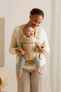 Baby bjorn Nosiljka Mini Woven Beige 0-12