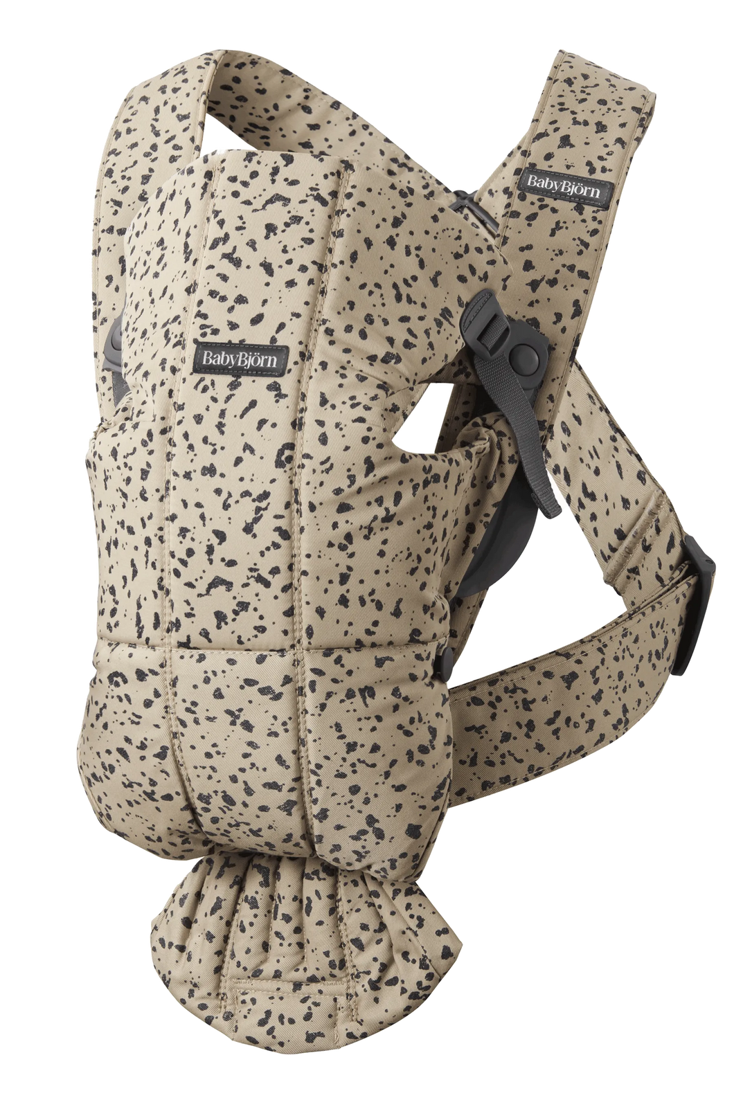 Baby bjorn Nosiljka Mini Beige/Dark gray Woven 0-12