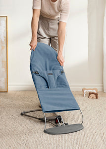 Baby Bjorn bouncer woven Blue mélange