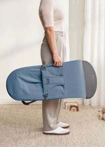 Baby Bjorn bouncer woven Blue mélange