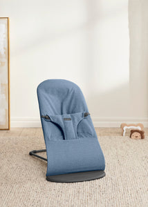 Baby Bjorn bouncer woven Blue mélange