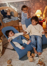Load image into Gallery viewer, Baby Bjorn bouncer woven Blue mélange