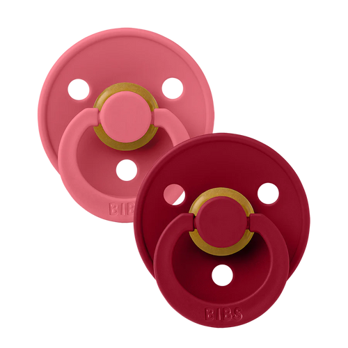 BIBS Cucla kaučuk (Coral/Ruby) 0-6m
