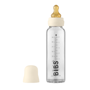 BIBS staklena flašica 225ml - Ivory