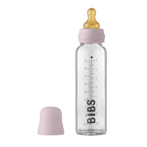 BIBS staklena flašica 225ml - Dusky Lilac