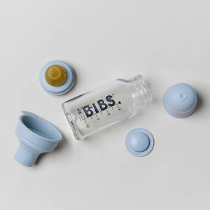 BIBS staklena flašica 110ml - Baby Blue