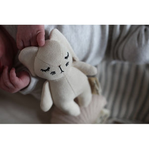 Konges Slojd pamučna zvečka - Mini Rabbit, zvečka za bebe, igračka za bebe, organsko za bebe, oprema za bebe, konges slojd srbija