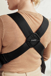Baby bjorn Nosiljka Mini Black 3D mrežasta 0-12 m