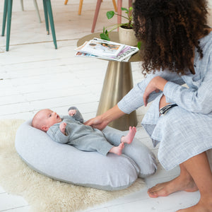 Doomoo Buddy jastuk za trudnice - classic Light gray, jastuk za trudnice, , jastuk za dojenje, prvakupovina za bebe, oprema za mame i bebe, jastuci za bebe, doomoo, doomoo srbija