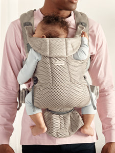 Baby Bjorn nosiljka Move Grey beige 3D mrežasta 0-15m, nosiljka, kengur za bebe, oprema za bebe, baby bjorn srbija