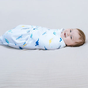 Aden and Anais pelene za umotavanje Dino-Rama 3 komada - 0-3m, vreće za spavanje, povijanje beba, umotavanje beba, pelene za umotavanje, dzak za spavanje, aden anais srbija