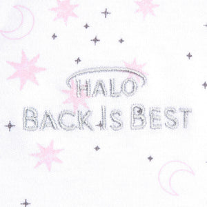 HALO SleepSack vreća za spavanje Midnight Moons/Pink - 0-3m, povijanje beba, pelene za umotavanje, umotavanje beba, vreće za spavanje, halosleep srbija